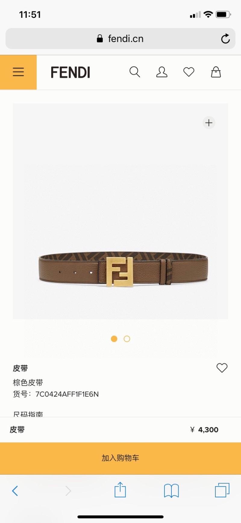 F**di belts